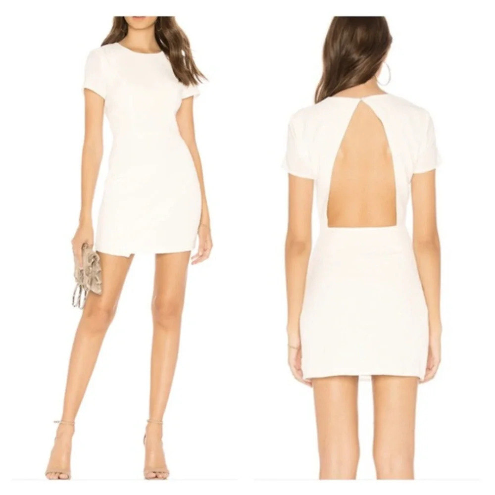 By The Way. Cheyenne Open‎ Cut-Out Back Short Sleeve Mini Dress Size Small